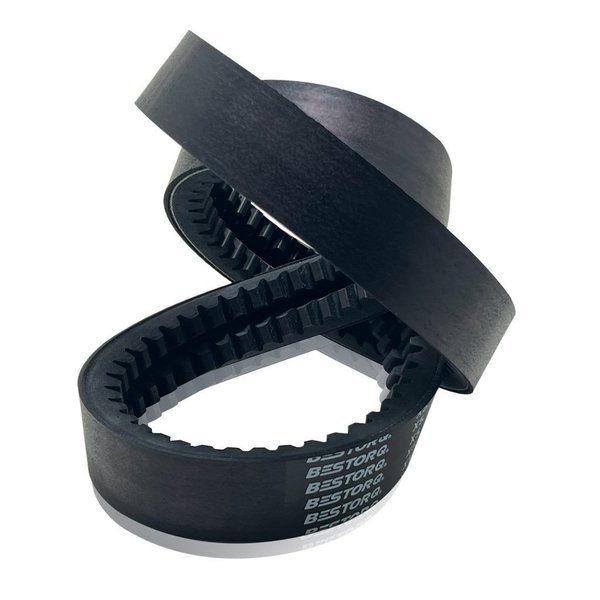 Bestorq Banded Cogged Belt, 42.5 in Outside Length, 3/8 in Top Width, 2 Ribs 2/3VX425